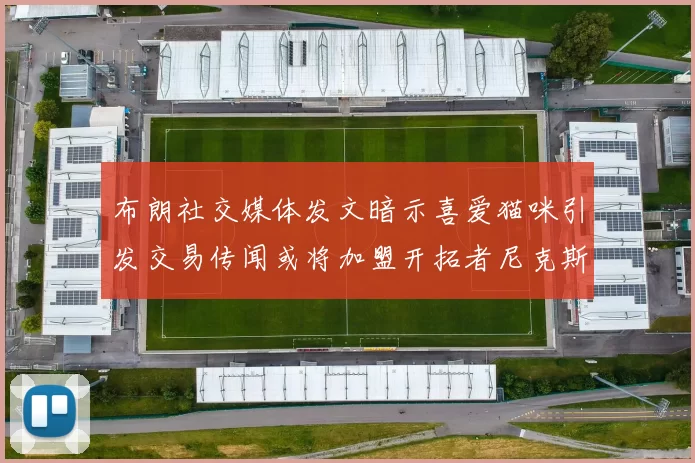 布朗社交媒体发文暗示喜爱猫咪引发交易传闻或将加盟开拓者尼克斯雷霆湖人